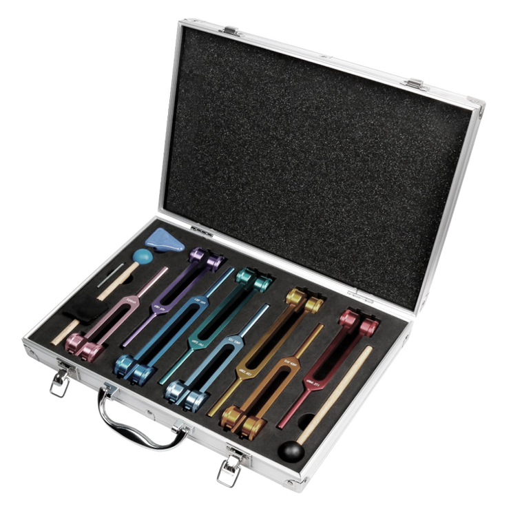 Set of 8 Therapeutic Tuning Forks